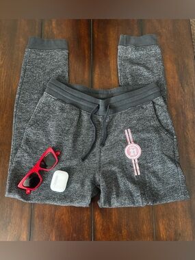 Coeur Triathlon Heather Gray Joggers Medium